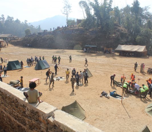 खोटाङमा कृत्रिम भूकम्प