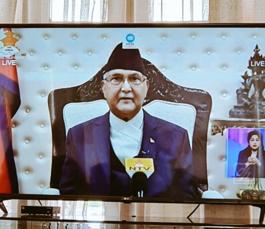 नेपाल कोरोनाको उच्च जोखिममा, सावधानी अपनाएनौं भने भयावह स्थिति : प्रधानमन्त्री