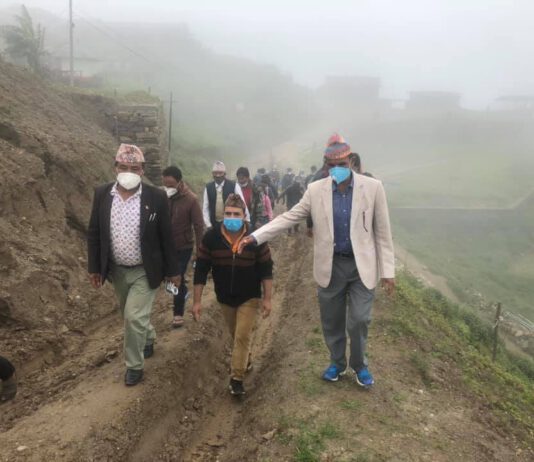 विकास योजना समयमै सम्पन्न र गुणस्तरीय हुनुपर्छ : सांसद भट्टराई