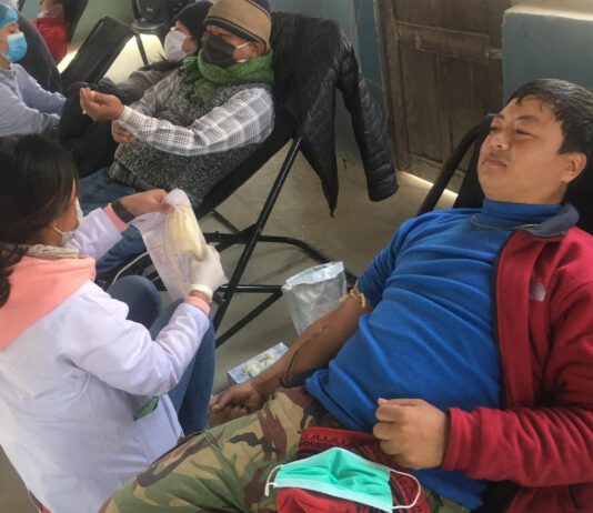 रक्तदान कार्यक्रममा खोटाङे युवाहरुको सक्रिय सहभागिता