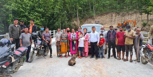 सााप्सुखोला मोटरेवल पक्की पुल सञ्चालनमा