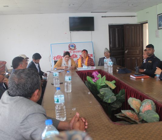 राष्ट्रिय भूमि आयोग खोटाङको पदभार ग्रहणसँगै कार्यालय उद्घाटन