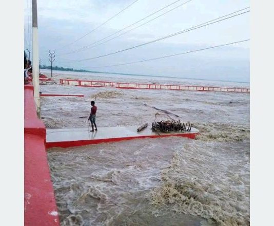 सप्तकोशी ब्यारेजको ५६ वटै ढोका खोलियो