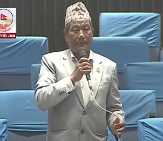 सांसद राईले संसदमा भने, ‘वैशाखपछि खोटाङे जनताले कष्टपूर्ण जिवन बिताउनुपर्ने भयो, पुल र सडकको पुननिर्माण गरियोस्’